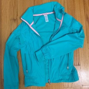 girls size 6 ivivva rain jacket/windbreaker
